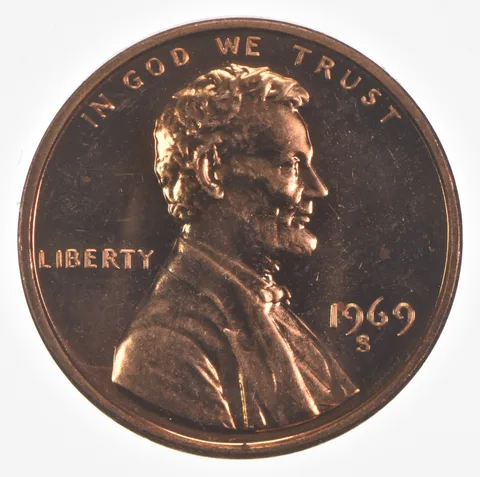 1969-S Lincoln Memorial Cent Proof
