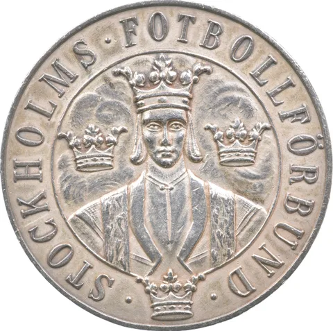 Sweden Stockholm's Football Alliance Award Medal Unissued AR 37mm 19.19g a5702
