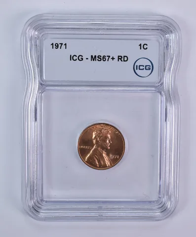 1971 Lincoln Memorial Cent MS67+ RD ICG