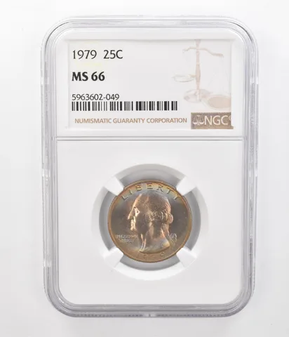 1979 Washington Quarter MS66 NGC Beautiful Tone *2334