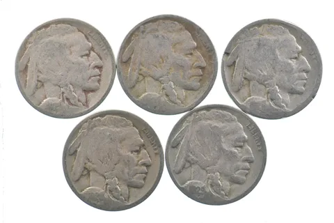 BETTER Worn Date Worn Date Worn Date 1928-D 1929-S Buffalo Nickel Lot *028