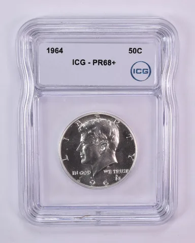 1964 Kennedy Half Dollar PR68+ ICG