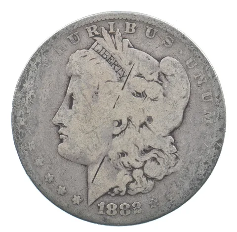 Early - 1882 Morgan Silver Dollar - 90% US Coin *694