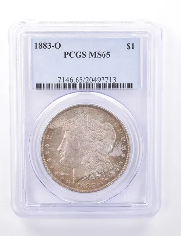 MS65 1883-O Morgan Silver Dollar - Graded PCGS - Great Tone *3998