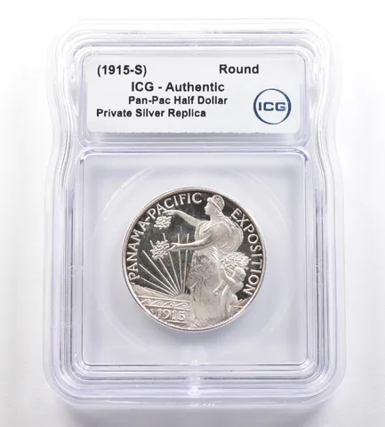 (1915-S) Panama-Pacific Commemorative Gallery Silver Half Dollar ICG *4272