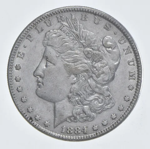 1884 Morgan Silver Dollar Estate Coin Collection *230