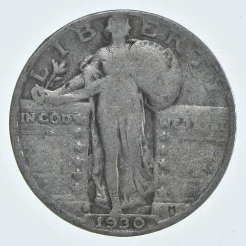1930-S Standing Liberty Quarter AC Average Circ (1 coin)