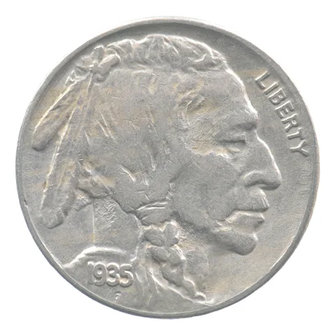 1935-S Indian Head Buffalo Nickel *9373