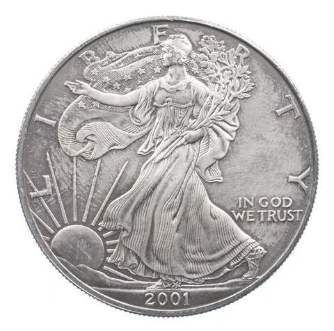 Better Date 2001 American Silver Eagle 1 Troy Oz .999 Fine Silver *759
