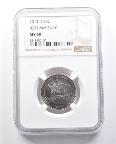 2013-D Washington Quarter Fort McHenry MS69 NGC *0013