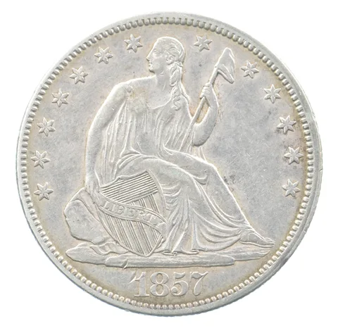 1857 Seated Liberty Half Dollar *3508