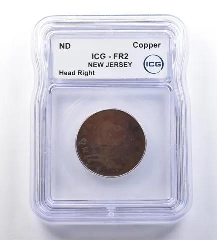 ND New Jersey Copper Head Right FR2 ICG Colonial *9166
