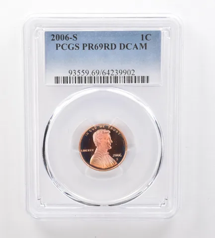 2006-S Lincoln Memorial Cent PR69 RD DCAM PCGS Beautiful Tone *2099