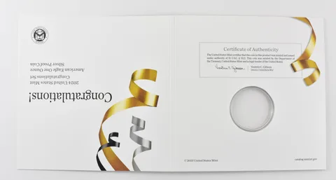 OGP 2024 American Silver Eagle Congratulations Set - NO COIN