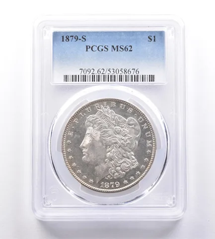 1879-S Morgan Silver Dollar MS62 PCGS PL Look *9244