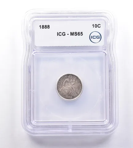 1888 Seated Liberty Dime MS65 ICG *9230