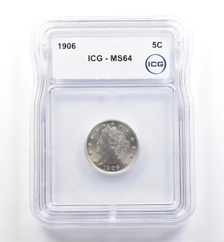 1906 Liberty V Nickel MS64 ICG *6445