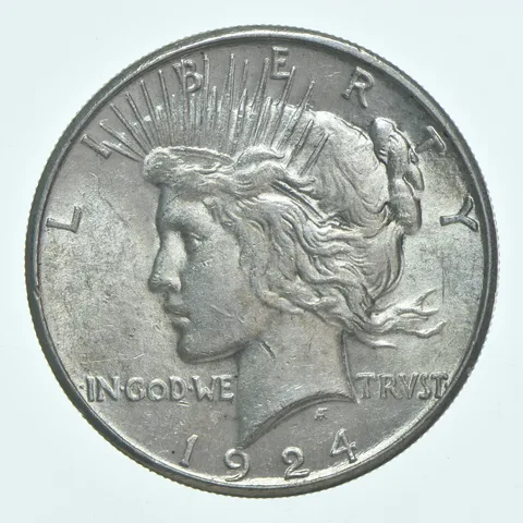 1924-S Peace Silver Dollar a9319