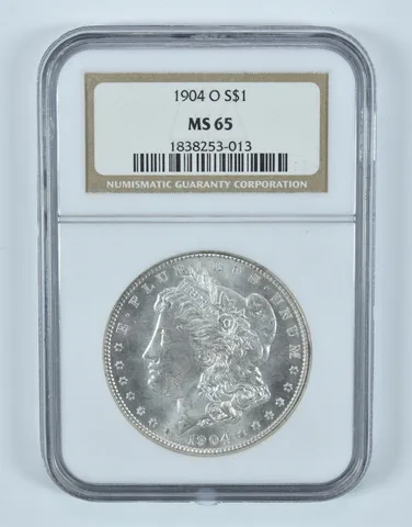 1904-O Morgan Silver Dollar MS65 NGC Brown Label