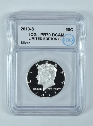 2013-S Kennedy Half Dollar Silver Limited Edition Set PR70 DCAM ICG