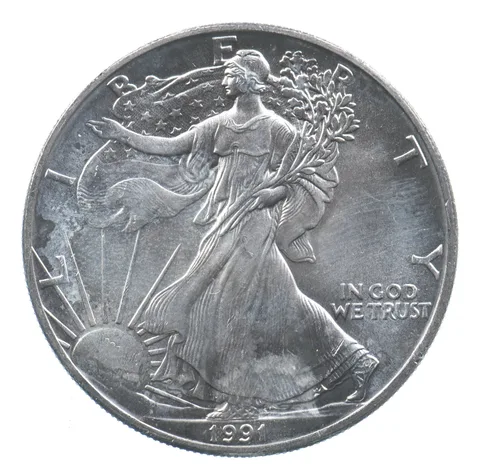 Better Date 1991 American Silver Eagle 1 Troy Oz .999 Fine Silver *779
