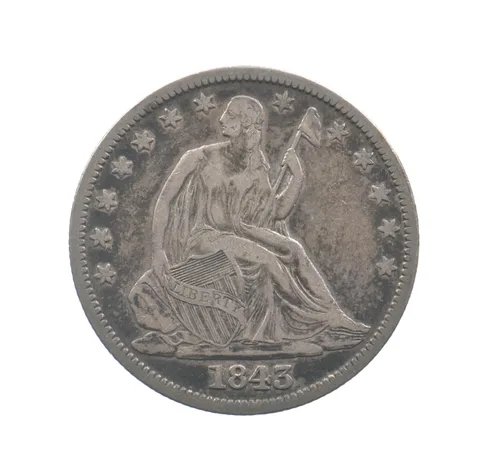 1843 Seated Liberty Half Dollar *4426