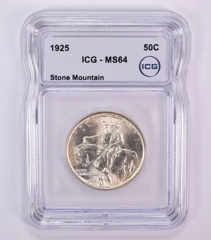 1925 Stone Mountain Commemorative Half Dollar MS64 ICG