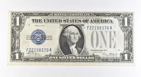 1928 $1 Silver Certificate Blue Seal Fr#1600 *0399