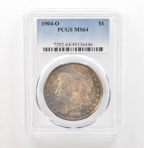 1904-O Morgan Silver Dollar MS64 PCGS Beautiful Tone *3939
