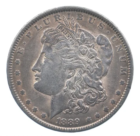 Better 1889 Morgan Silver Dollar - 90% US Coin - Nice Coin *448