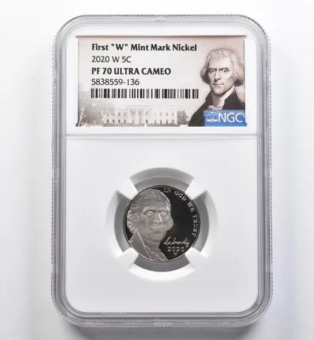 2020-W Jefferson Nickel PF70 UCAM NGC *9086