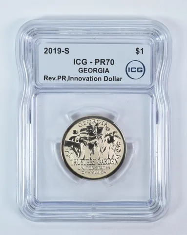 2019-S Innovation $1 Trustees Garden GA Reverse PR70 ICG