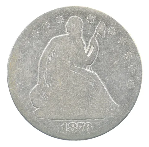 1876 Seated Liberty Half Dollar Lowball *7293