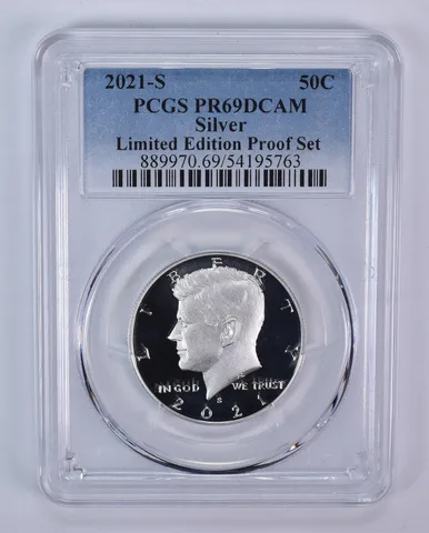 2021-S Kennedy Half Dollar Silver Limited Edition Set PR69 DCAM PCGS