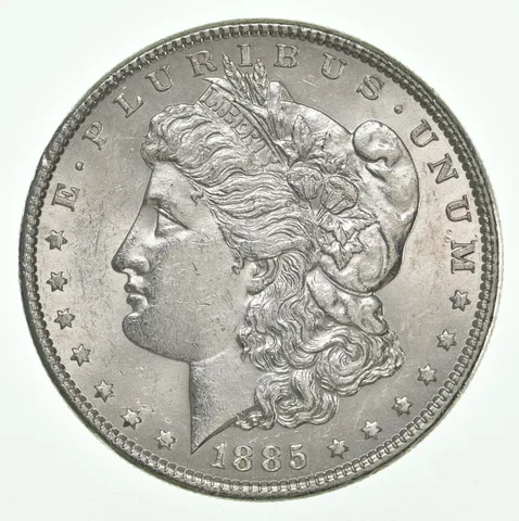 BU/Unc 1885 (P) Morgan Silver Dollar (1 coin)