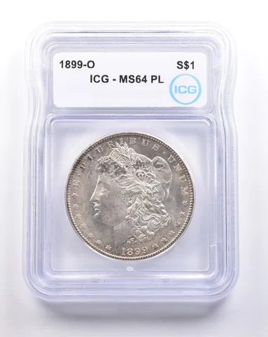 1899-O Morgan Silver Dollar MS64 PL ICG *4572