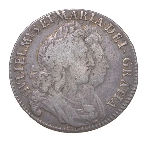 1693 United Kingdom Half Crown a5075