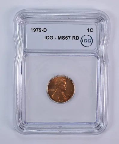 1979-D Lincoln Memorial Cent MS67 RD ICG