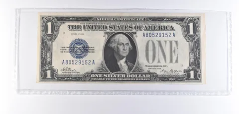 1928 $1 Silver Certificate Blue Seal *8377