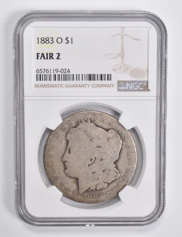 FAIR 2 1883-O Morgan Silver Dollar NGC Lowball Low Ball a4638