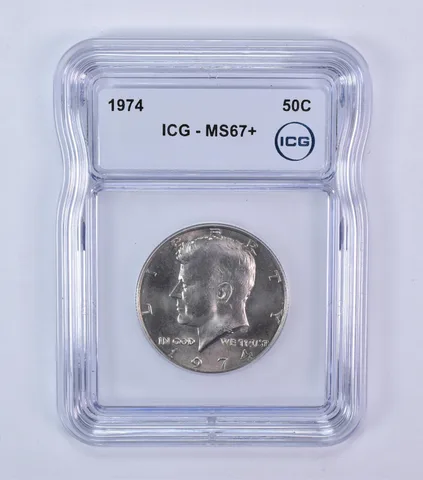 1974 Kennedy Half Dollar MS67+ ICG