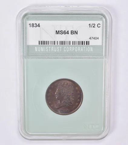 1834 Half Cent Beautiful Tone *0605
