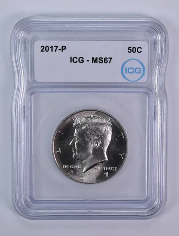 2017-P Kennedy Half Dollar MS67 ICG