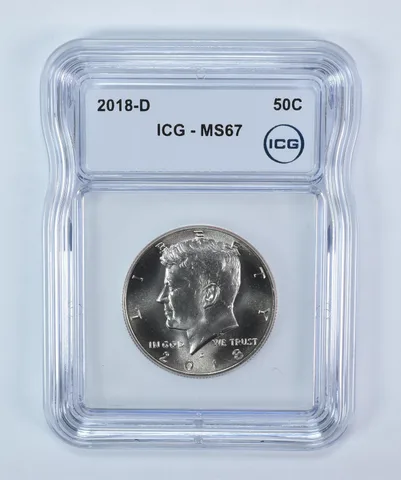 2018-D Kennedy Half Dollar MS67 ICG