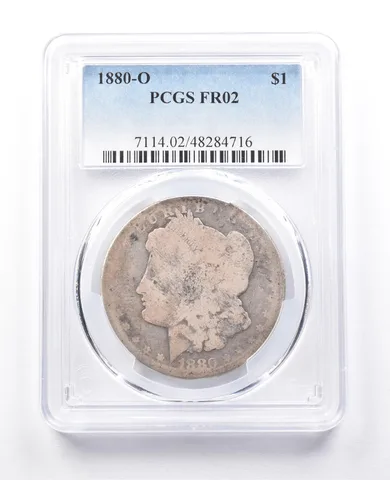 FR02 1880-O Morgan Silver Dollar PCGS Low Ball *3812