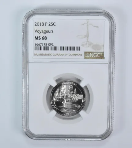 2018-P Washington Quarter ATB Voyageurs MS68 NGC