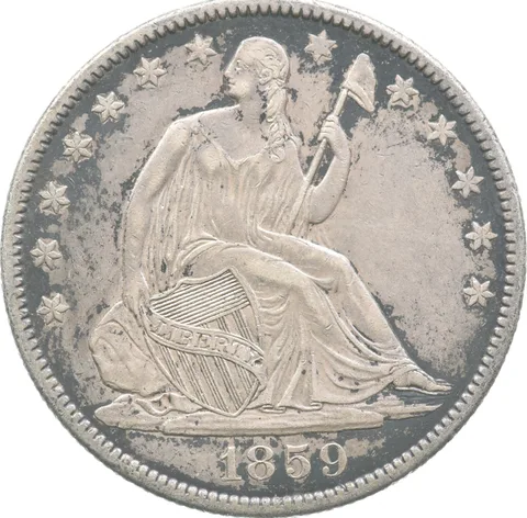 1859-O Seated Liberty Half Dollar *2281