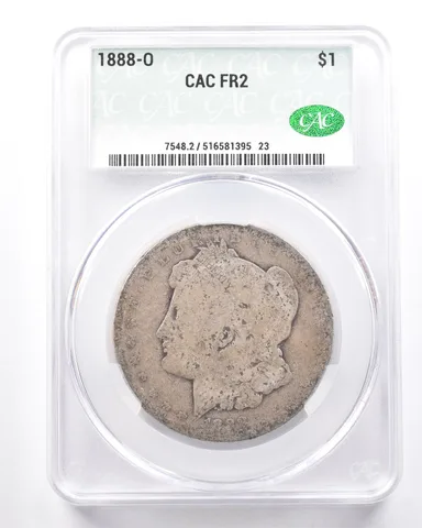 1888-O Morgan Silver Dollar FR2 CAC Lowball *7259