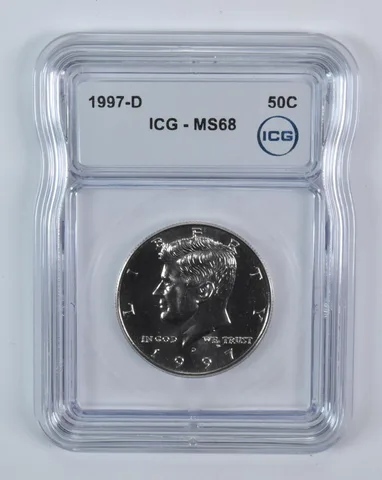 1997-D Kennedy Half Dollar MS68 ICG