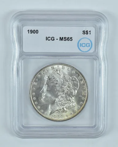 1900 Morgan Silver Dollar MS65 ICG
